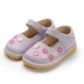 Purple Squeaky Shoes Girl Small Flower